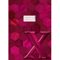 HERMA Heftschoner X, aus Karton, DIN A4, rosa