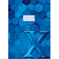 HERMA Heftschoner X, aus Karton, DIN A4, hellblau