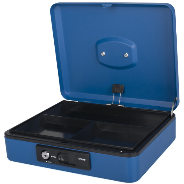 pavo Geldkassette Deluxe, blau, Breite: 300 mm