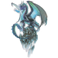 ROTH Bügelbild für DIY-Stoffschultüte, T-Rex