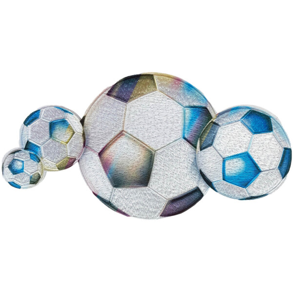 ROTH Bügelbild für DIY-Stoffschultüte, Fußball