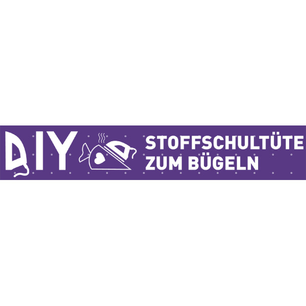 ROTH Bügelbild für DIY-Stoffschultüte, Fußball