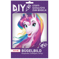 ROTH Bügelbild für DIY-Stoffschultüte, Fußball
